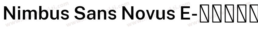 Nimbus Sans Novus E字体转换